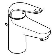 Grohe - EH-WT-Batterie Euroeco 23262_1 S-Size Zugstangen-Ablaufgarnitur chrom