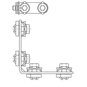 Walraven - Schienenverb.90G.RAPID RAIL 6584001 p.St sendzimirverzinkt, pass. zu WM 0,1,15,2