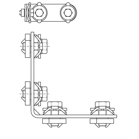 Walraven - Schienenverb.90G.RAPID RAIL 6584001 p.St sendzimirverzinkt, pass. zu WM 0,1,15,2