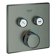 Grohe - Thermostat GROTHERM SmartControl 29124 eckig FMS 2 ASV hard graphite geb