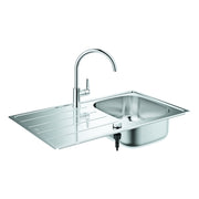 Grohe - Spülen-Bundle K200 31562_1 mit Edelstahlspüle/BauEdge SPT-Batt. chrom