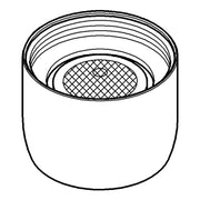 Grohe - Mousseur 13928 Durchflussklasse A 15 l/min 3 bar M22x1 moon white