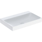 Geberit Vertriebs - ONE Waschtisch 75x48 cm, Abg. verti. o. Hl., o. Ül., weiß, KeraTect
