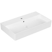 VILLEROY & BOCH - Waschbecken Memento 2.0 800x470mm re-eckig 1HL. m. ÜL. Stone White cplus