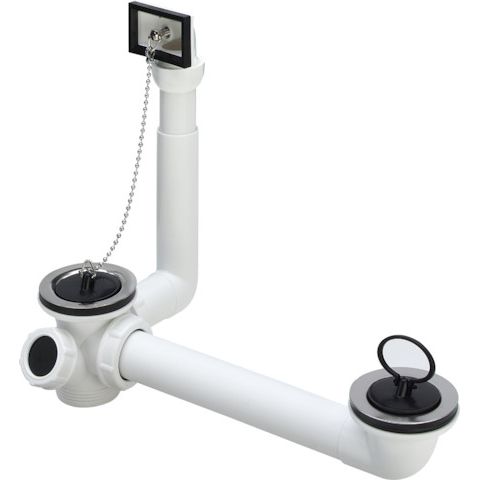 Viega - Ab- und Überlaufgarnitur 7823.42 11/2 x 70mm x 100-270mm Kunststoff
