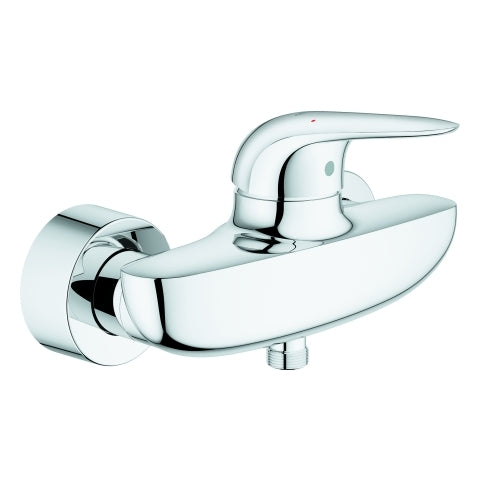 Grohe - EH-Brausebatterie EUROSTYLE 23722 WM eigensicher Hebel geschl. chr