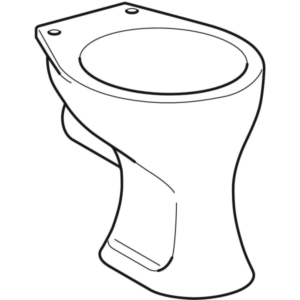 Geberit Vertriebs - Flachspül-WC KIND 211500 weiß Ktect