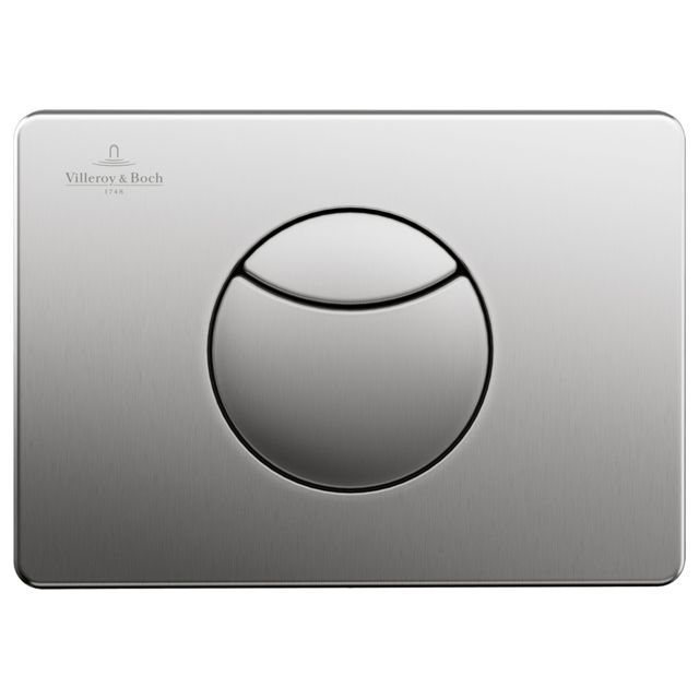 VILLEROY & BOCH - WC-Betätigungsplatte ViConnect 9224 205x145x22mm Edelstahl
