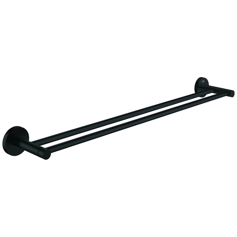 Grohe - Doppel-Badetuchhalter Essentials 102473 654mm Metall matte black