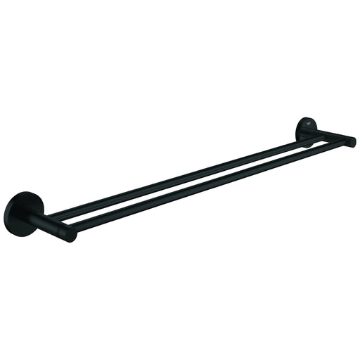Grohe - Doppel-Badetuchhalter Essentials 102473 654mm Metall matte black