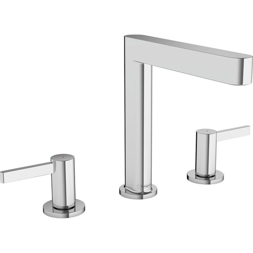 Hansgrohe - 3-Loch Waschtischarmatur 160 FINORIS mit Push-Open Ablaufgarnitur chrom