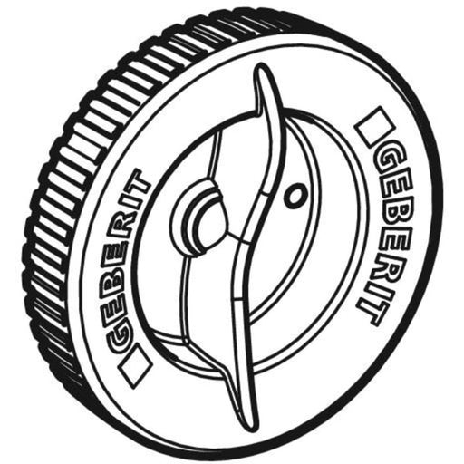 Geberit Vertriebs - Silent-PP Deckel f.Reinigungsrohr d50 241781001