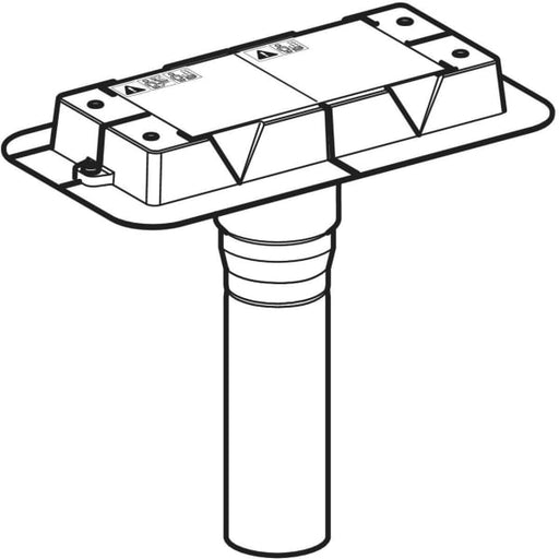 Geberit Vertriebs - Rohbauset zu Duschrinnen CLEANLINE stockwerksdurchdringende Installation