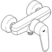 Grohe - Brause EHM AP EURODISC C 33569 Wandmontage eigensicher chrom