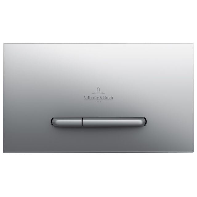 VILLEROY & BOCH - WC-Betätigungsplatte ViConnect 9221 253x145x20mm Chrom Edelmatt