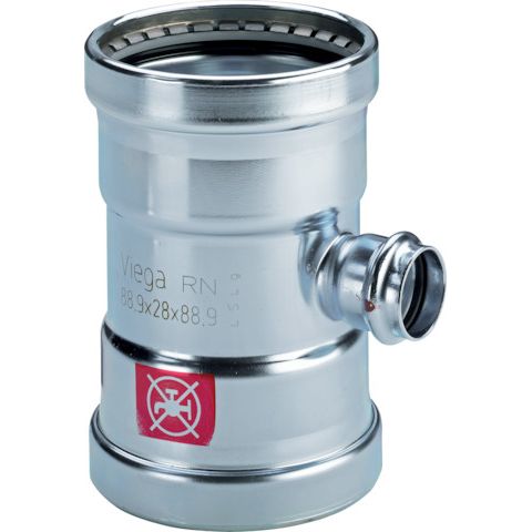 Viega - T-Stück PRESTABO 1118XL 108,0x64x108,0mm Stahl verzinkt