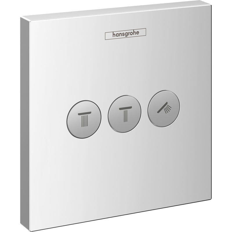 Hansgrohe - Fertigset UP Ventil ShowerSELECT 15764 Fertigset 3 Verbraucher chrom