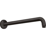 Hansgrohe - Brausearm DN15 389mm Ausladung 90 Grad mattschwarz ohne Kugelgelenk