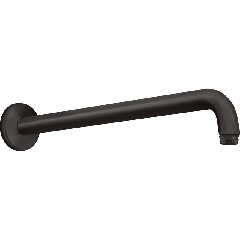 Hansgrohe - Brausearm DN15 389mm Ausladung 90 Grad mattschwarz ohne Kugelgelenk