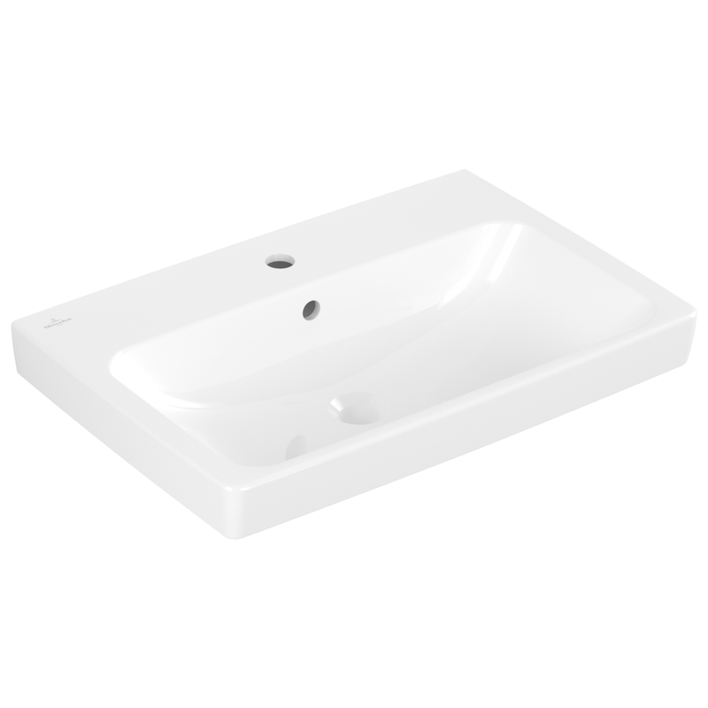 VILLEROY & BOCH - WT Architectura 650x445mm re-eckig 1HL. m. ÜL. Unterseite geschl. we Alpin