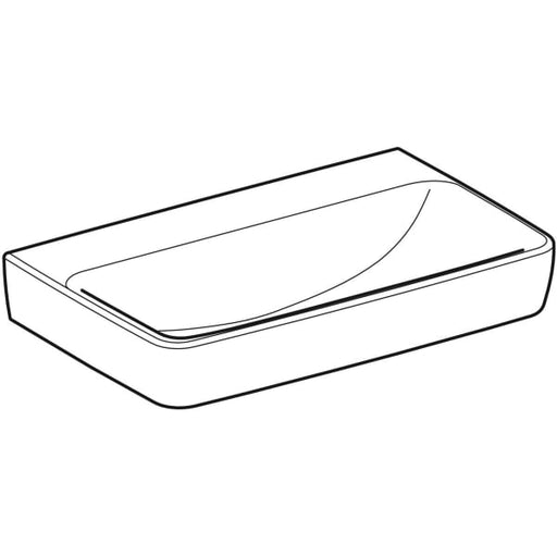 Geberit Vertriebs - RENOVA Compact Waschtisch, 65x40cm o. Hl., o. Ül., weiß, NEU