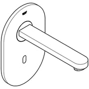 Grohe - IR-WT-Elektr. EUROSMART CE 36335 Fertigset Auslauf 170mm 230V edelstahl