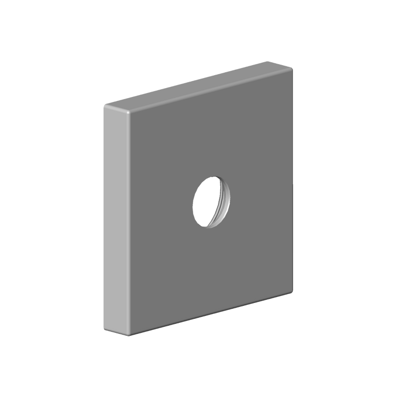 Dornbracht - Rosette Ersatzteile 092787007 55 x 55 x 8,5 x D. 12,2 mm chr