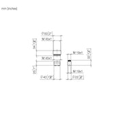 Dornbracht - Verlängerung Serienneutral 12190970 25 mm