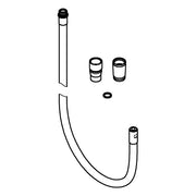 Grohe - Ersatzteil Set - Brauseschlauch chrom 45352000 1/2 x M15x1 1250mm