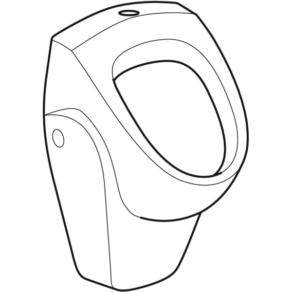 Geberit Vertriebs - Urinal RENOVA NR.1 235200 Zulauf von oben, weiß