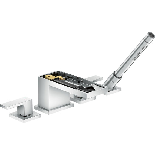 Hansgrohe - 4-Loch Wannenarmatur Axor MyEdition FS o.Platte chrom Wannenrandmontage