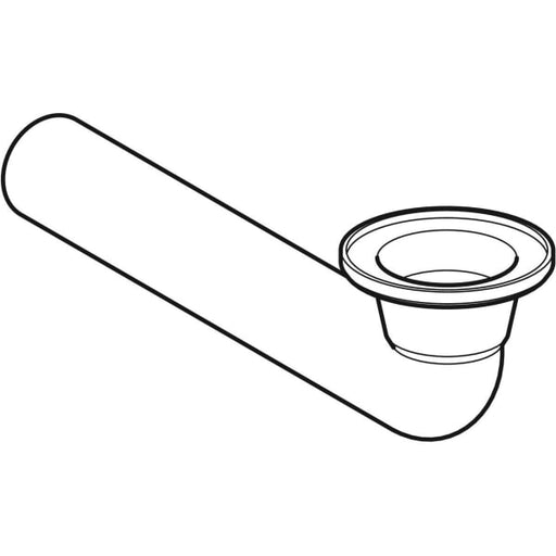 Geberit Vertriebs - Anschlussbogen 90Gr mit Ablaufventil