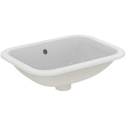 Ideal Standard - Einbauwaschtisch CONNECT, rechteckig, o. Hl., m.Ül., 500x380x175mm, Weiß