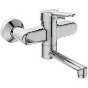 Ideal Standard - Wand-WT-Armatur CERAPLUS 2,5l/min. Ausld.230-249mm,absp.S-Anschlüsse, Chrom