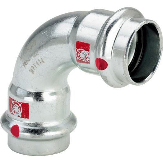 Viega - Bogen 90 Grad PRESTABO 1116 28mm Stahl verzinkt