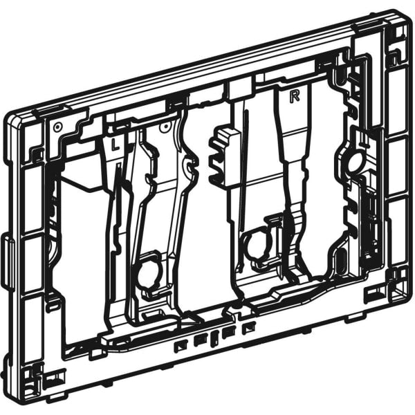 Geberit Vertriebs - Schwenkrahmen für DuoFresh Modul mit manueller Auslösung anthrazit