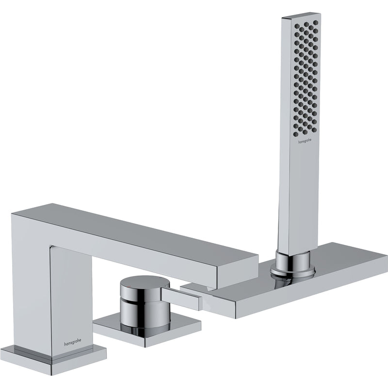 Hansgrohe - 3-Loch Wannenrandmischer Tecturis E mit sBox chrom