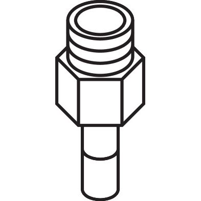 Hansgrohe - Verbindungsnippel Ausziehbrause STM 97596000