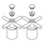 Grohe - Kreuzgriff ATRIO 18033 2 STK supersteel