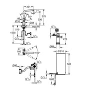 Grohe - Armatur und Boiler RED Duo 30325 L-Size L-Auslauf supersteel
