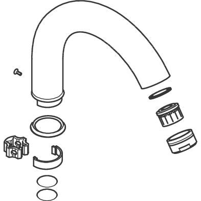 Hansgrohe - Auslauf Axor Carlton Zweigriff Waschtischarmatur chrom