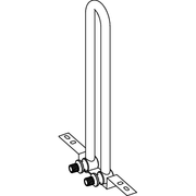 TECE - flex HK Montagegarnitur 16mm, Wandm. für Ventilkompakt-HK, # 714905