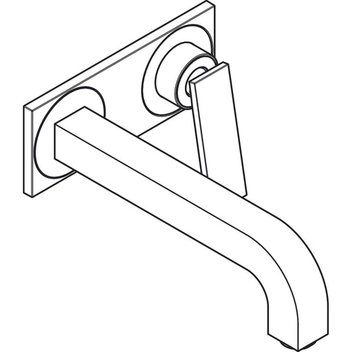 Hansgrohe - Waschtischmischer UP AXOR Citterio F-Set m.Hebelg.lang.Auslauf u.Platte chr