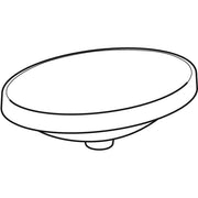 Geberit Vertriebs - Einbau-WT VARIFORM, oval, 550x400mm o. Hl., o. Ül., weiß, KeraTect