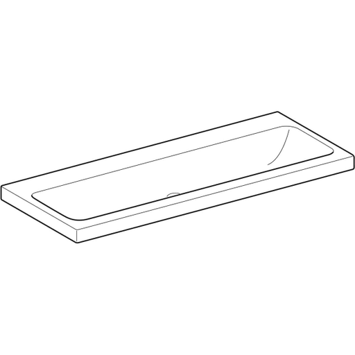 Geberit Vertriebs - iCon Light Waschtisch 120x48cm ohne Hahnloch, ohne Überlauf, weiß