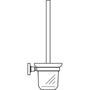 Ideal Standard - Bürstengarnitur IOM aus Glas wandhängend Chrom