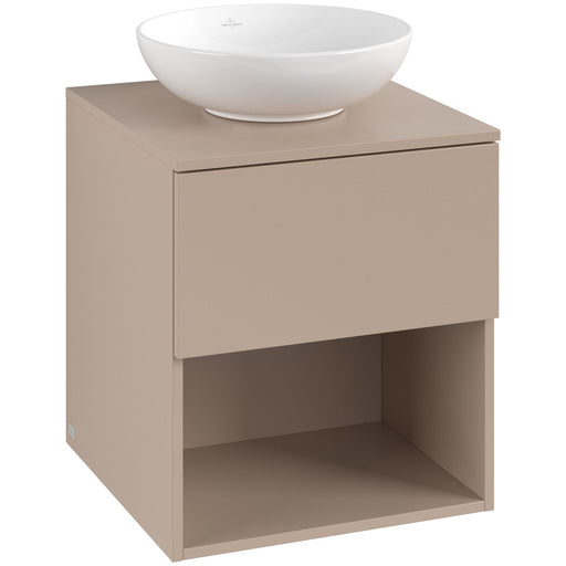 VILLEROY & BOCH - Konsolen-Unterschrank 500mm f AWT38 1 Ausz 1 Aussch oLB C520H0 RR Macciato