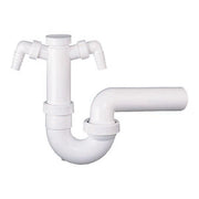 Dallmer - Röhren-Siphon 100/2, 1 1/2xDN50 m.2 WA-Anschlüssen