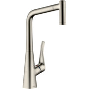 Hansgrohe - Spültisch EHM METRIS 14820 edelstahl-optik mit Ausziehbrause