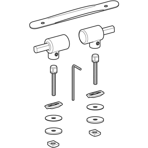 Geberit Vertriebs - Scharniere m. Absenkautomatik, 1 Paar zu 573065